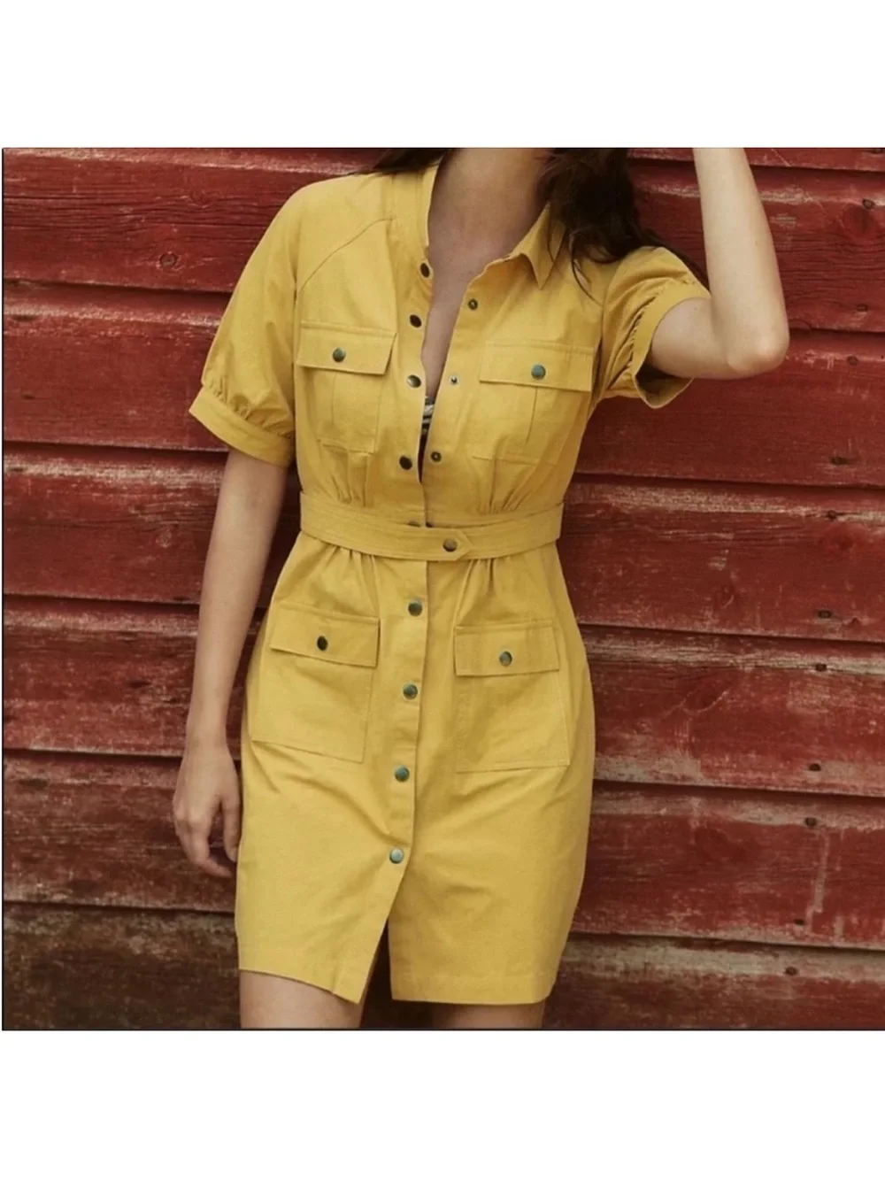 anthro shirt dress Vog dress matching ideas with anthro shirt dress